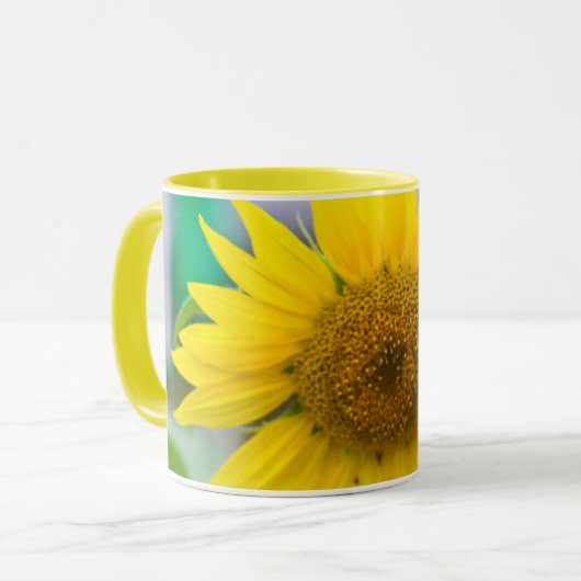 Sonnenblume-Tasse Tasse (Vorderseite Links)