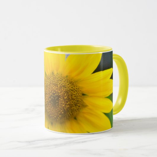 Sonnenblume-Tasse Tasse (VorderseiteRechts)