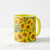 Sonnenblume-Tasse Tasse (VorderseiteRechts)