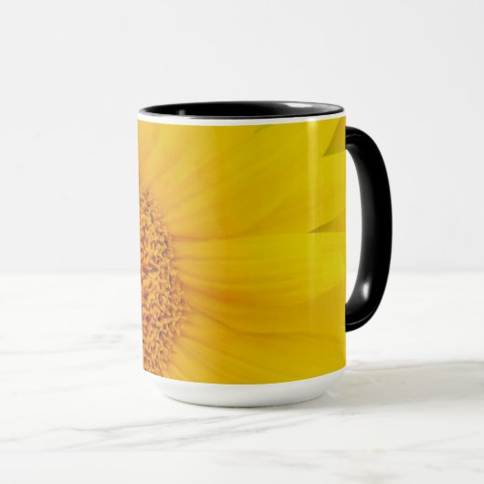 Sonnenblume-Tasse Tasse (VorderseiteRechts)