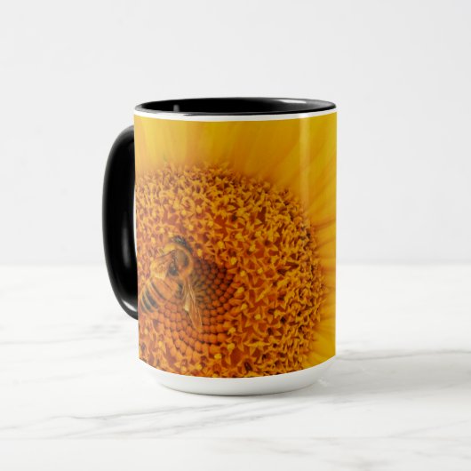 Sonnenblume-Tasse Tasse (Vorderseite Links)