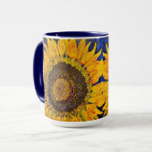 Sonnenblume-Tasse Tasse (Vorderseite Links)
