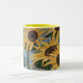 Sonnenblume-Tasse Zweifarbige Tasse (Mittel)