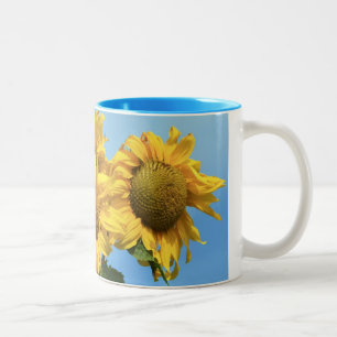 Sonnenblume-Tasse Zweifarbige Tasse