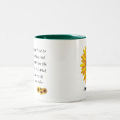 Sonnenblume-Tasse Zweifarbige Tasse (Mittel)