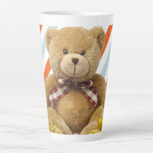 Sonnenblume Teddy Bear Latte Tasse