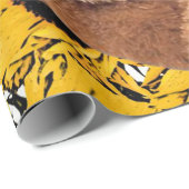 Sonnenblume Teddy Bear Matte Wrapping Paper Geschenkpapier (Rolleneckpunkt)