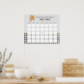 Sonnenblume Teddy Bear Picnic schätzen den Fälligk Poster (Küche)