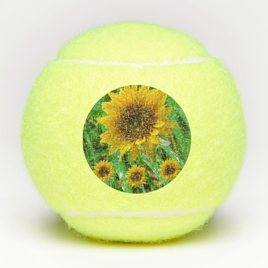 Sonnenblume Tennis Ball (Vorderseite)