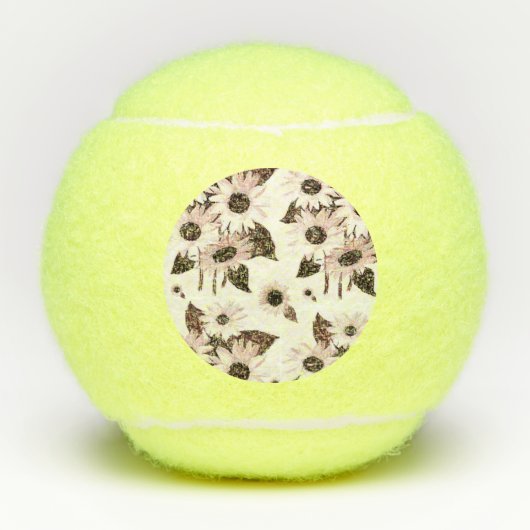 Sonnenblume Tennis Ball (Vorderseite)