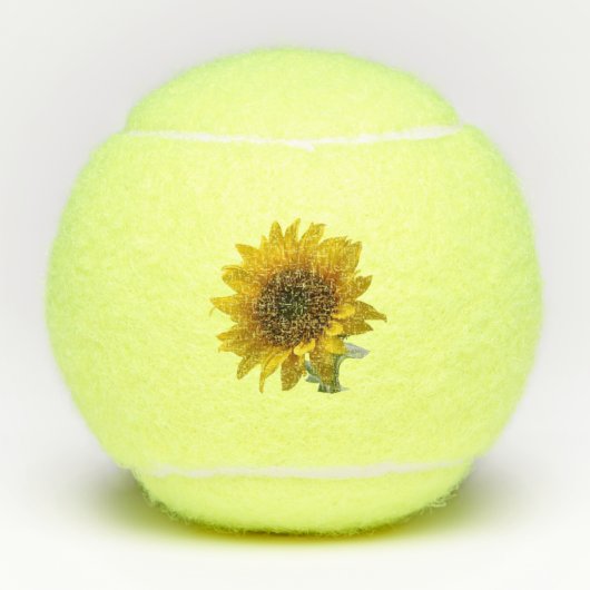 Sonnenblume Tennis Ball (Vorderseite)