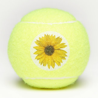 Sonnenblume Tennisbälle