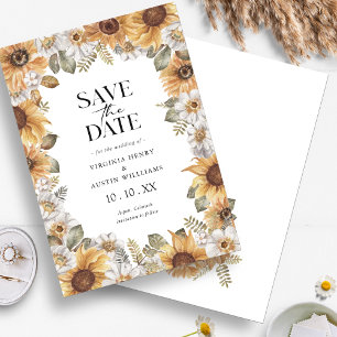 Sonnenblume Termin vormerken Save The Date
