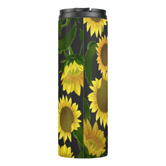 Sonnenblume Thermosbecher (Rückseite)