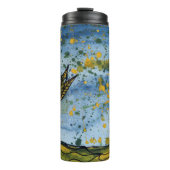 Sonnenblume Thermosbecher (Vorderseite)