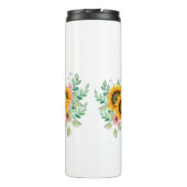 Sonnenblume Thermosbecher (Rückseite)