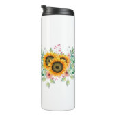 Sonnenblume Thermosbecher (Nach rechts gedreht)