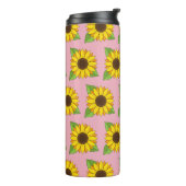 Sonnenblume Thermosbecher (Nach links gedreht)