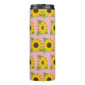 Sonnenblume Thermosbecher (Rückseite)