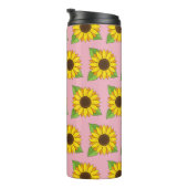 Sonnenblume Thermosbecher (Nach rechts gedreht)