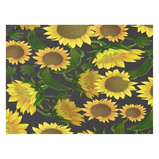 Sonnenblume Tischdecke (Vorderseite (Horizontal))