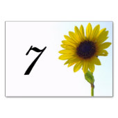 Sonnenblume-Tischnummer Tischnummer (Vorderseite)
