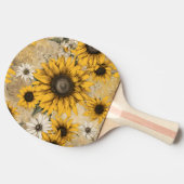 Sonnenblume Tischtennis Schläger (Seitenansicht)