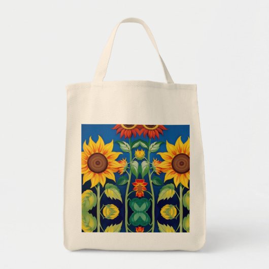 Sonnenblume Tote Tasche (Vorne)