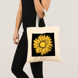 Sonnenblume Tragetasche
