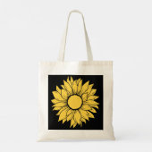 Sonnenblume Tragetasche (Rückseite)