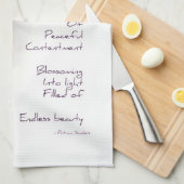 Sonnenblume-Traumgedicht Handtuch (Viertel Falte)