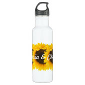 Sonnenblume Trinkflasche (Vorderseite)
