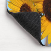 Sonnenblume-Trio Mousepad (Ecke)