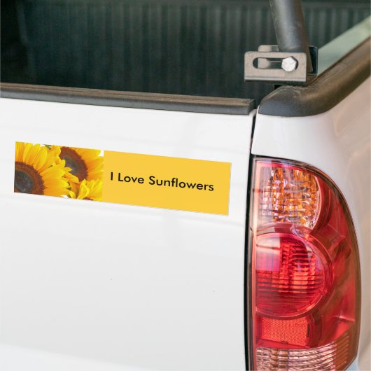 Sonnenblume Triplettes Autoaufkleber (Auf Lkw)