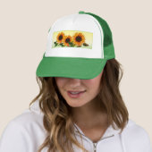 Sonnenblume Truckerkappe (Beispiel)