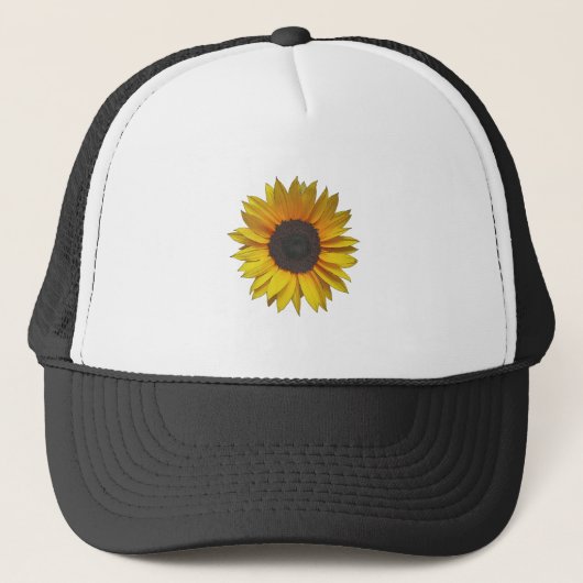 Sonnenblume Truckerkappe (Vorderseite)