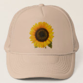 Sonnenblume Truckerkappe (Vorderseite)