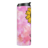 Sonnenblume Tumbler Thermosbecher (Nach links gedreht)