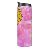 Sonnenblume Tumbler Thermosbecher (Nach rechts gedreht)