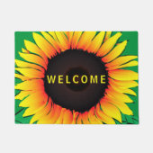 Sonnenblume Türmchen Empfang Fußmatte (Vorderseite)