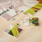 Sonnenblume-u. Bibel-Vers-Entwurf Puzzle (Seite)