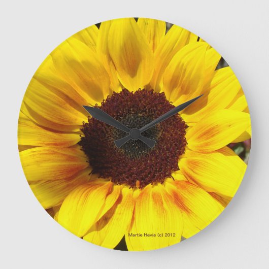 Sonnenblume Uhr (Vorderseite)