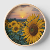 Sonnenblume Uhr (Vorderseite)