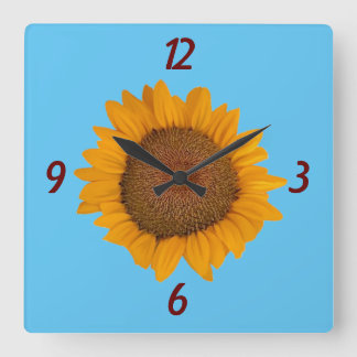 Sonnenblume Uhr