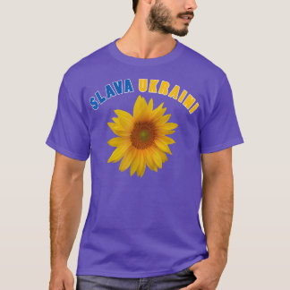 Sonnenblume Ukraine A Slava Ukraini T-Shirt