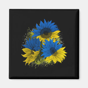Sonnenblume Ukraine Ich stehe mit der ukrainischen Magnet
