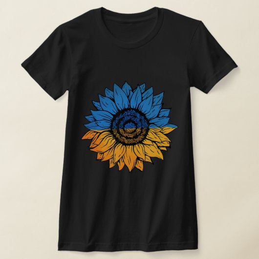 Sonnenblume Ukraine ukrainische Flagge steht mit d T-Shirt (Ablage )