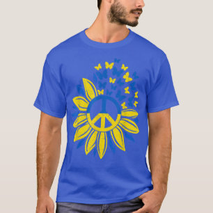 Sonnenblume Ukraine ukrainische Flagge Ukraine Fla T-Shirt