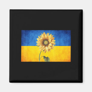Sonnenblume Ukraine Ukrainische Flagge Vintage Sta Magnet