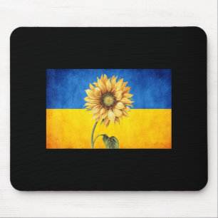 Sonnenblume Ukraine Ukrainische Flagge Vintage Sta Mousepad